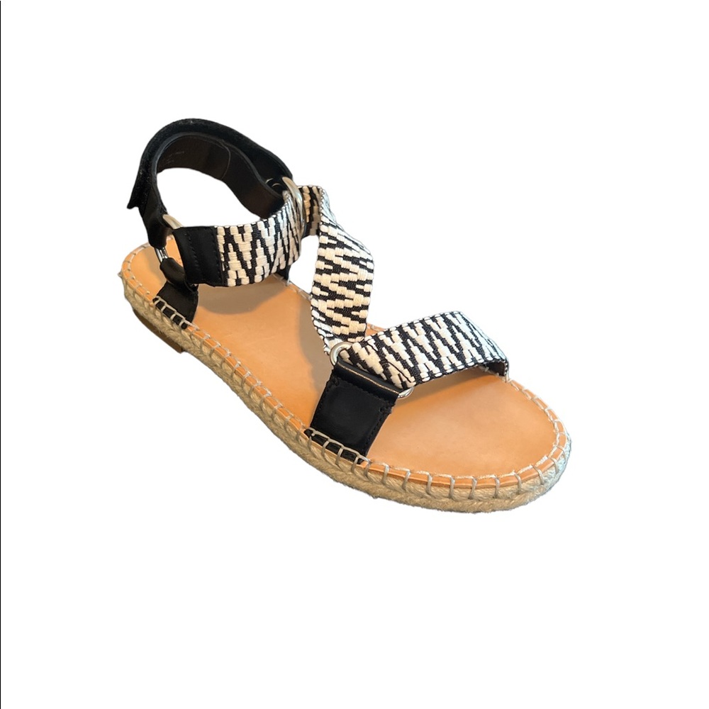FRYE and Co. Espadrilles Sandals Asymmetrical Strappy, 9.5 NWT